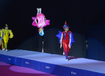 New Year party organized by Azerbaijan Gymnastics Federation. Baku. Azerbaijan, Dec.24, 2015